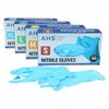 American Hospital Supply Nitrile Exam Gloves, 3.5 mil Palm, Nitrile, Powder-Free, M, 100 PK, Blue AHS-GN-M_BX